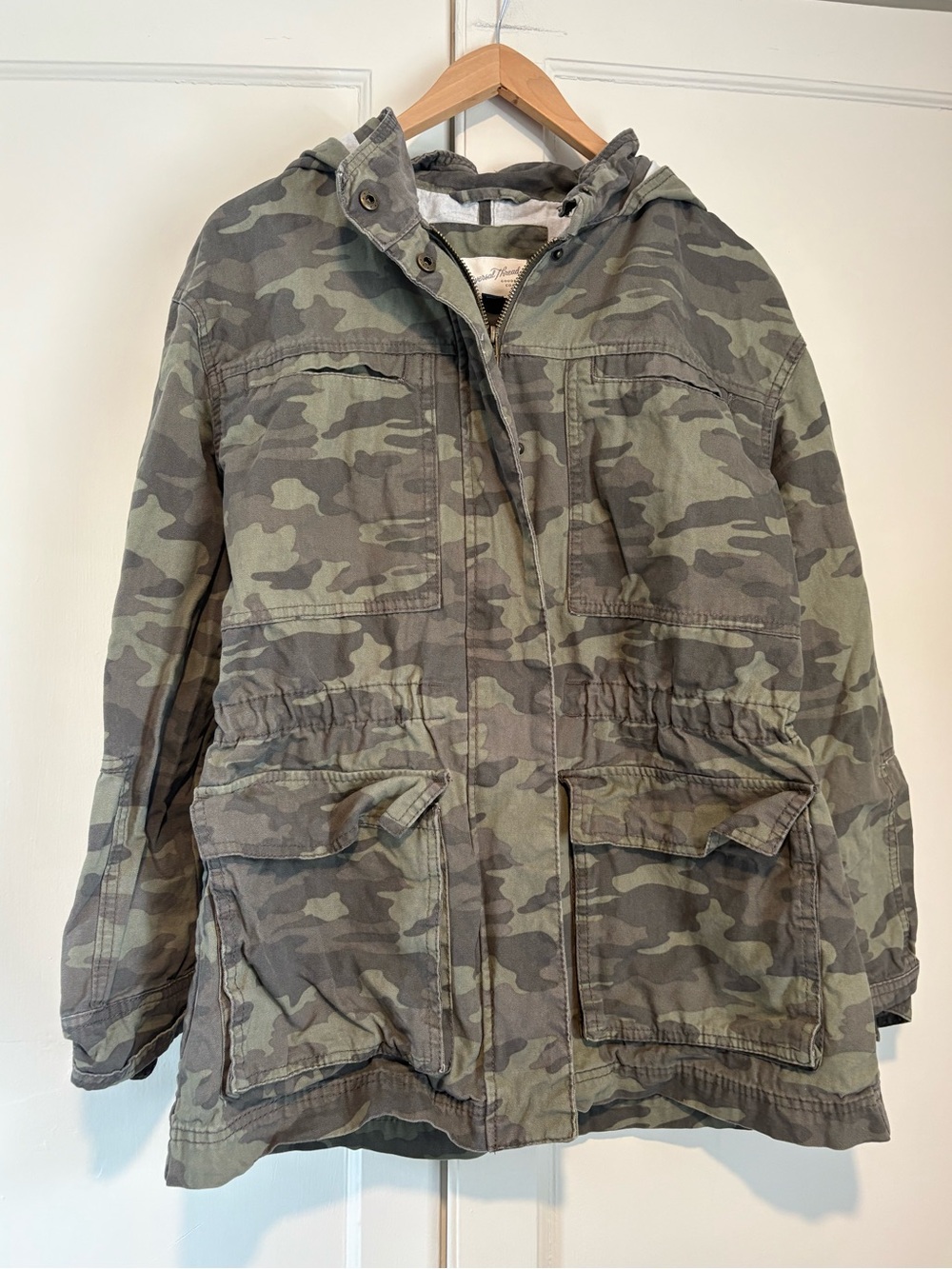Universal Thread Camo Utility Hooded Jacket